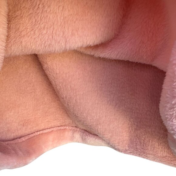 Lauren Conrad Womens Pink Thick Velour Long Sleeve Hooded Sweatshirt Top New M - Picture 12 of 12